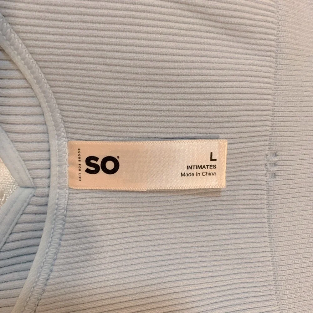 Kohl's Light Blue Ribbed Bralette (only one for sale)